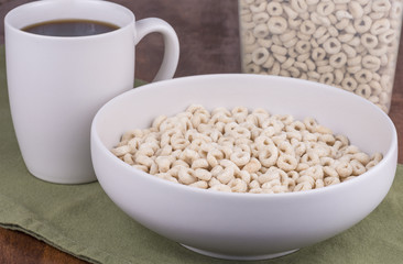 Bowl of oat cereal
