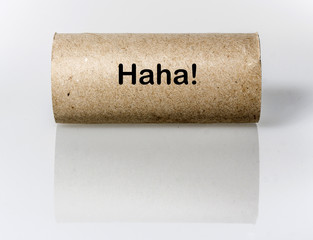 Leere Toilettenpapierrollen