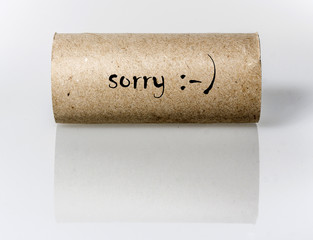 Leere Toilettenpapierrollen