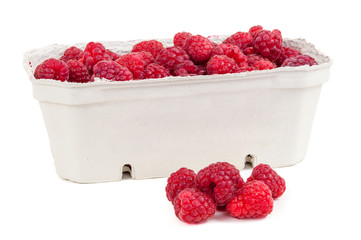Raspberries in the box