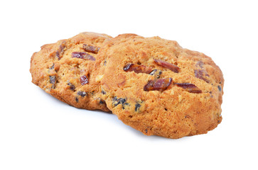 Outmeal cookies with raisins.