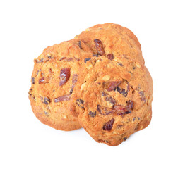 Outmeal cookies with raisins.