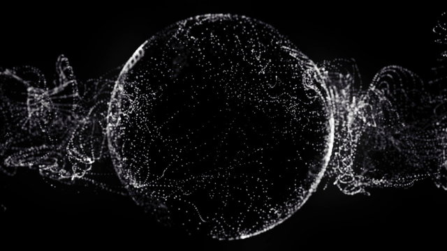 Particles Rings Background
