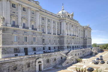 Fototapeta na wymiar Madrid. Royal palace