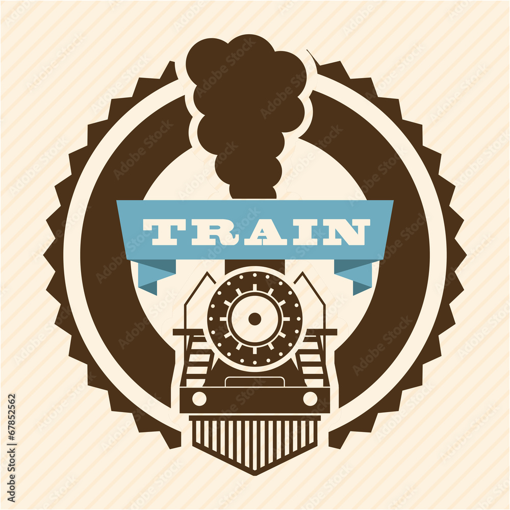 Canvas Prints train design