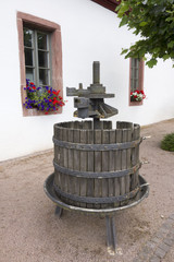 Old German Wine press