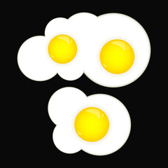 Fried eggs