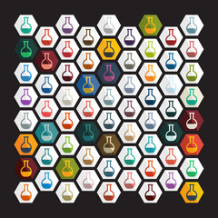 Flat design: medicine