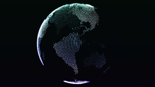 Globe Apear From Particles