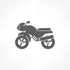 Fototapeta premium motorcycle icon