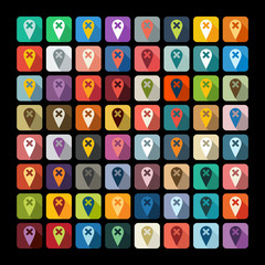 Flat design: pointer