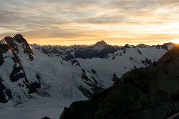 Snowy mountains