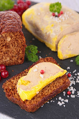 gingerbread and foie gras