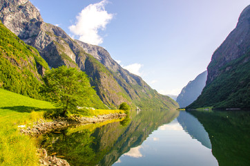 Nærøyfjord in Norway