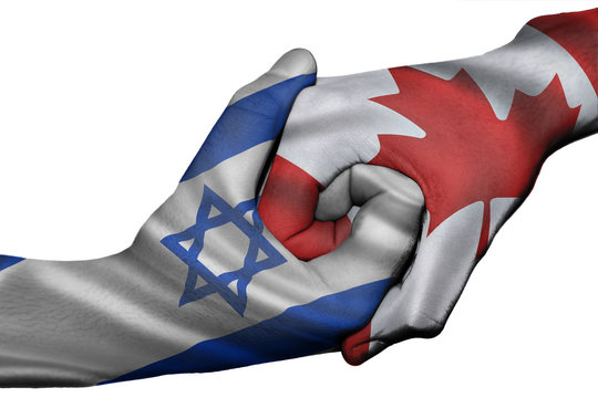 Handshake between Israel and Canada