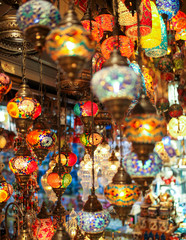 Turkish multicolor lamps