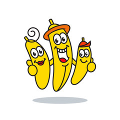 Family bananas vector sign