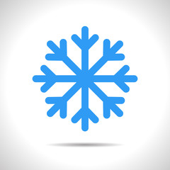 Vector snowflake icon. Eps10