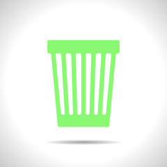 Vector basket icon. Eps10