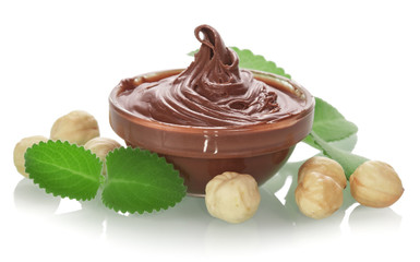 Bowl of chocolate cream