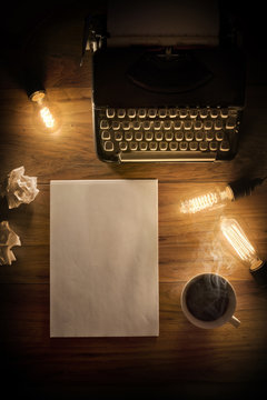 Vintage Typewriter Desk