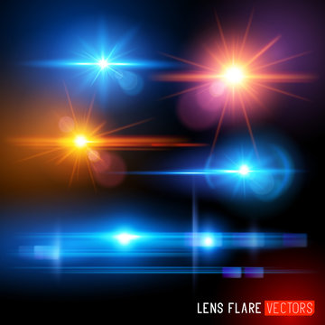 Vector Lens Flare Set