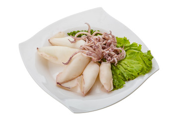 Boiled squid