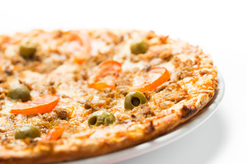 Tuna pizza