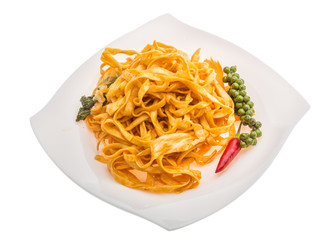 Fried noodles with vegetables