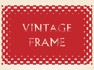 Fototapeta na wymiar vintage frame