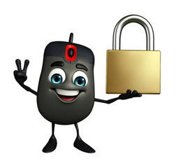 Computer Mouse Character with lock