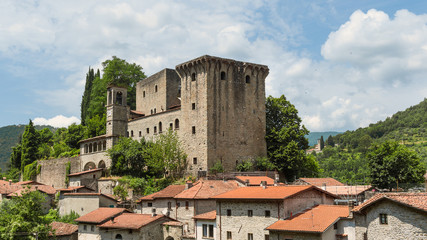 Fototapeta premium Fivizzano Castle in Tuscany, Italy.