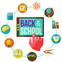 Back to school design template