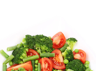 Close up of broccoli salad.