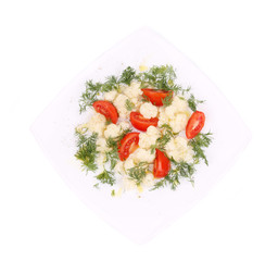 Cauliflower salad.