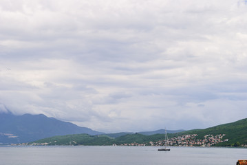 Cloudy Sky Over the Bay of Kotor
