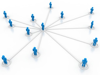 Social network concept