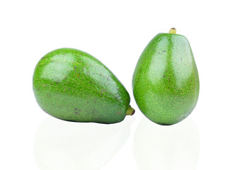 Avocado isolated on white
