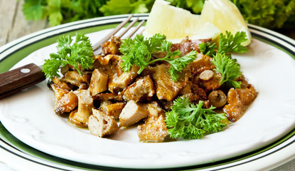 Chanterelle Mushrooms Stew