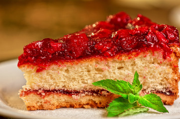 cake with berry's