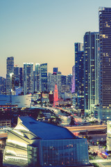 Miami, special photographic processing © Frédéric Prochasson
