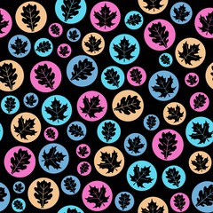 Leaves - seamless background