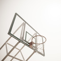 Basketball hoop with vintage look
