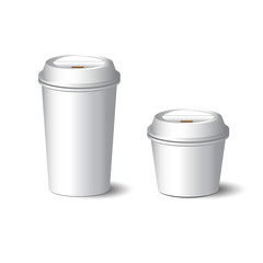 White Paper Cup vector