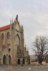 Fototapeta na wymiar Monastic Cathedral of Virgin Mary. Kutna Hora, Czech Republic