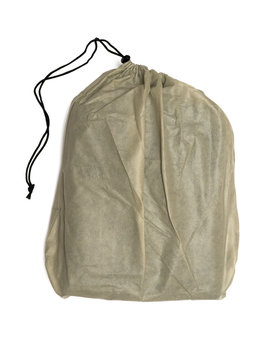 plastic sack isolated on white background