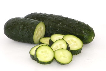 Cucumber slices