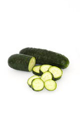 Cucumber slices