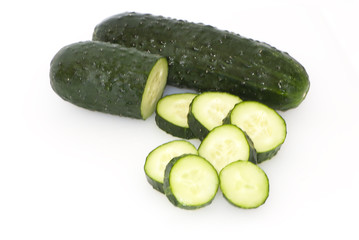 Cucumber slices