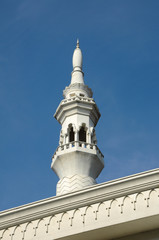 Minaret of Al Bukhary Mosque in Kuala Lumpur